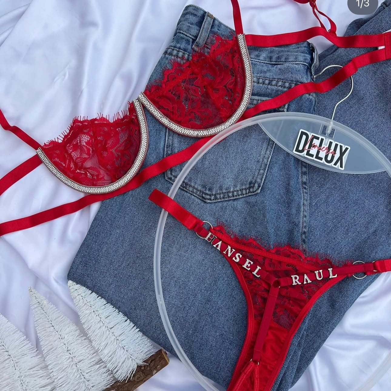 Conjunto Ruski rojo, personalizado desde