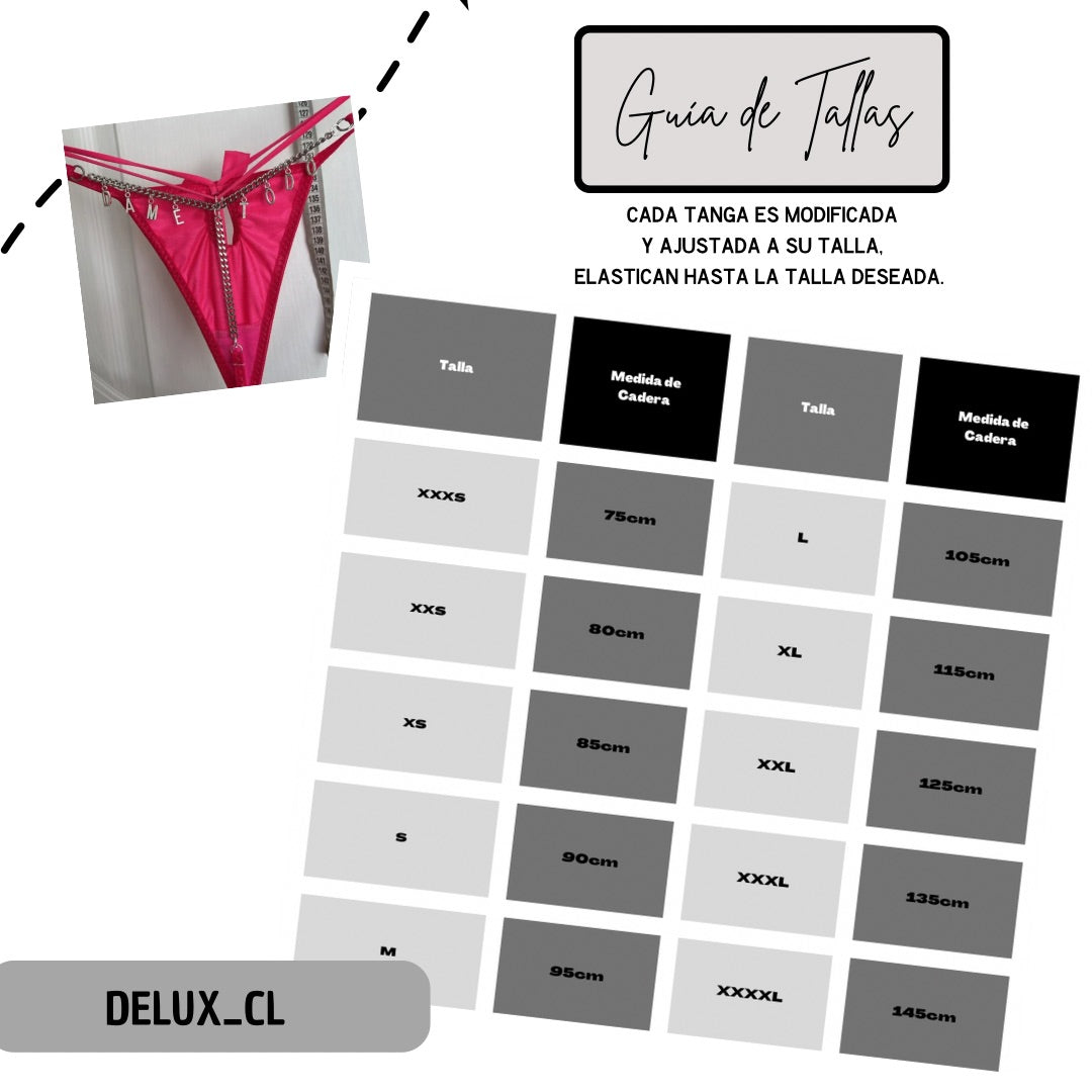Tanga #9 personalizada desde