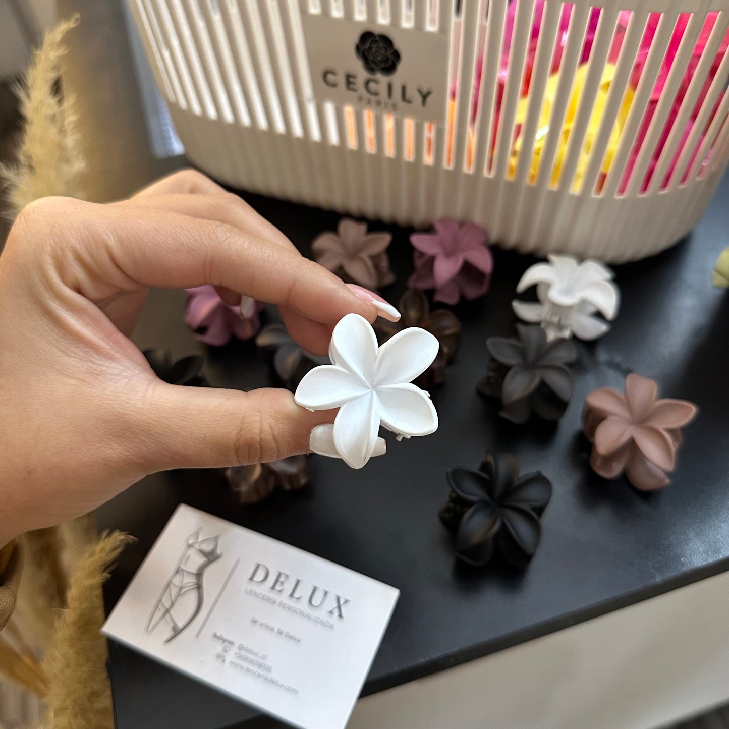 Mini pinza hawaiana 🌺 el par