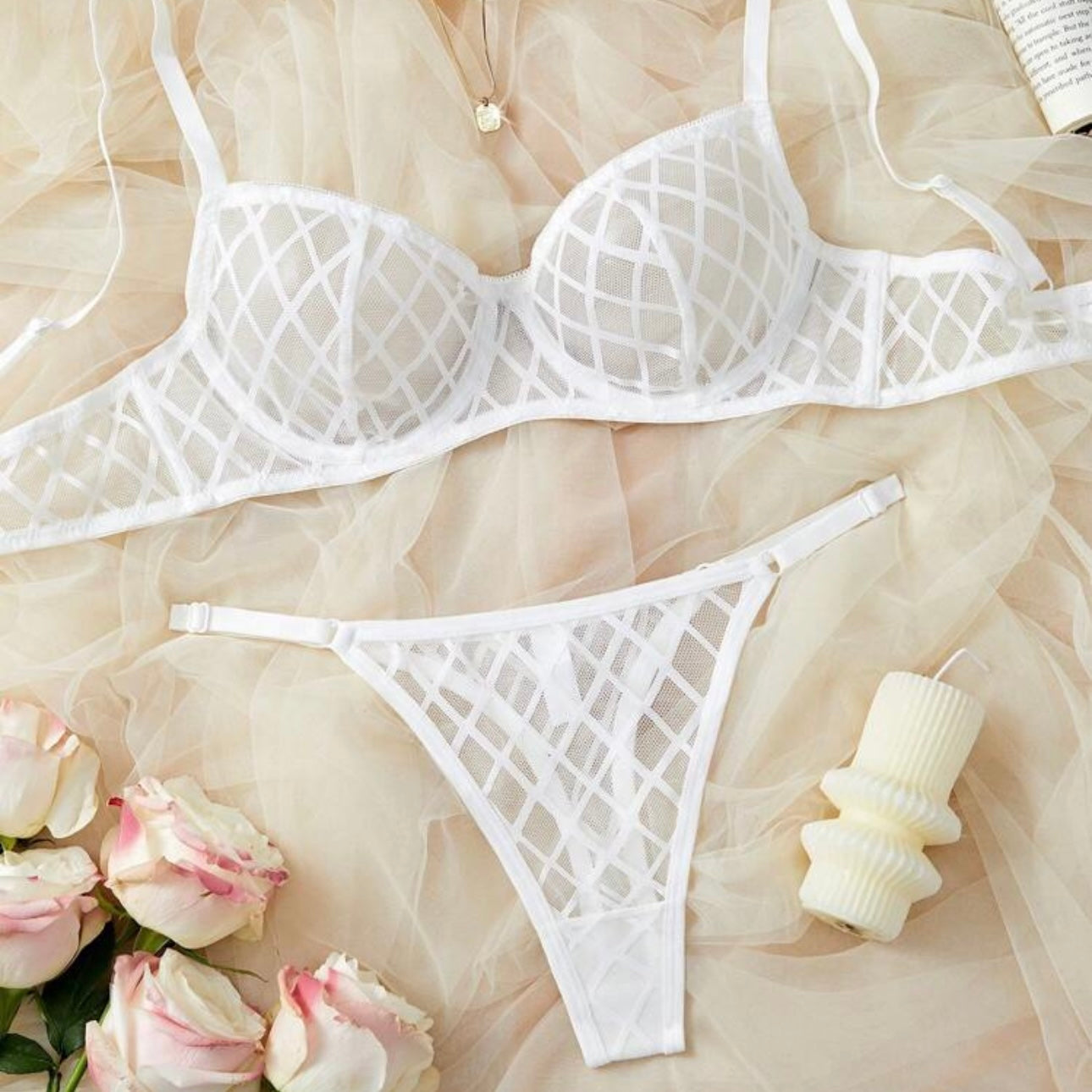 Conjunto Lexis blanco, personalizado desde