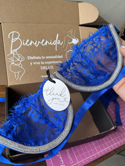 Conjunto Ruski azul, personalizado desde